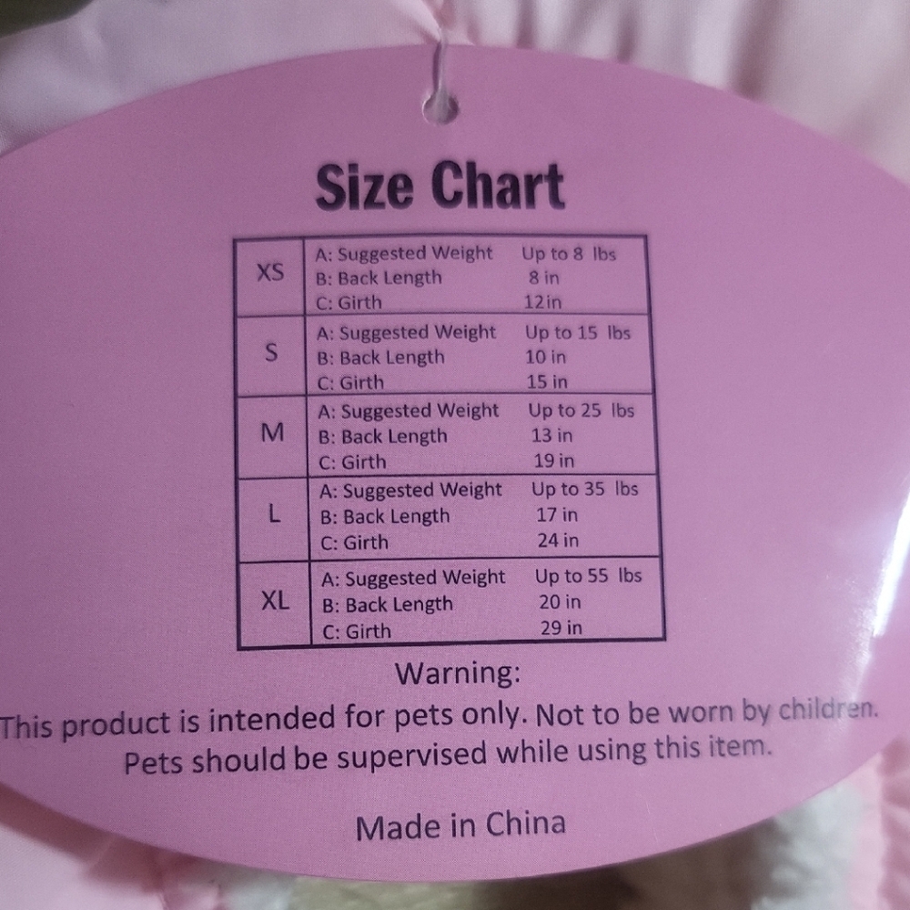 Pink Quilted Dog Jacket with Soft Lining - Picture 5 of 5